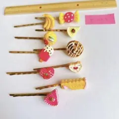 ハンドメイド　ヘアピン