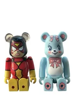 ダ*☆様 ベアブリック スパイダーマン風 & クマデザインセット