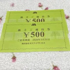 モスバーガー フード・ドリンク券
