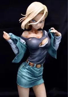 ドラゴンボール 人造人間18号 フィギュア リペイント グリッター