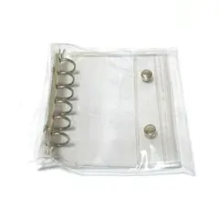 A7 6穴 クリアバインダー シルバー シール帳 推し活