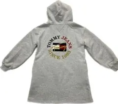 Tommy Jeans パーカーワンピース　グレー　S