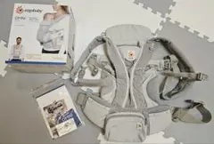 【美品】ergobaby 抱っこ紐 パールグレー　オムニブリーズのサムネイル