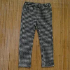 裏起毛 チェック パンツ ねこポケット 110