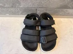 adidas ブラック スポーツサンダル ベルクロ　23.5cm