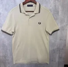 FRED PERRY M3636 長袖ポロシャツ M ベージュ - メルカリ
