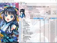 正常動作品 3.5インチHDD 4TB使用回数・時間 5967回 10058時間