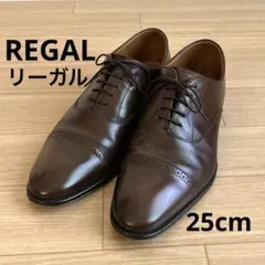 REGAL リーガル ブラウン レザー 本革 ビジネスシューズ ストレートチップのサムネイル