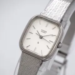 シチズン製 CITIZEN 腕時計 FREE WAYクォーツ 角型スクエア 希少 