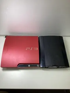 ジャンク　PS3 CECH-4300C CECH-3000B 本体 レッド