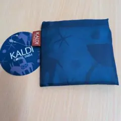 KALDI、エコバッグブルー
