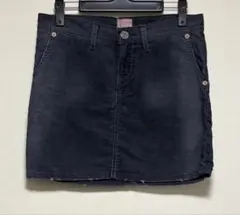 リーバイス　Levi's ダメージ　コーデュロイ　ミニスカート　サイズ28インチ