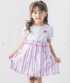 新品】jacadi チェック柄 ノースリーブワンピース 8A - メルカリ