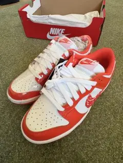NIKE ダンク LOW ESS ペイズリー 赤 24cm 新品 箱付き