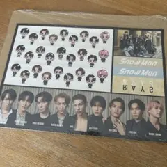 SnowMan RAYS 特典ステッカー