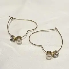 ハート型ピアスセット