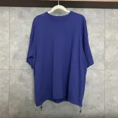 BeamsJapanLoopWheelerルーズフィットフェイクインTシャツ青のサムネイル