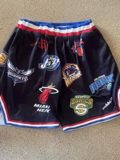 NBAチームロゴ バスケットボールパンツ