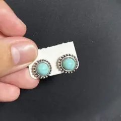 コモンズ館☆ナイジュリア☆関西万博限定☆ターコイズピアス☆万博2025☆