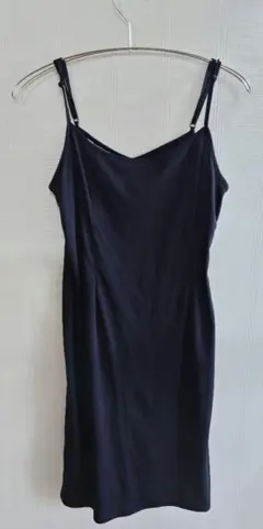 LAURA ASHLEY ブラック キャミワンピース UK12