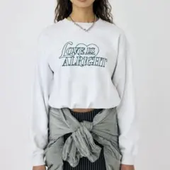 【使用済】マウジー LETTERED EMBROIDERY プルオーバーのサムネイル