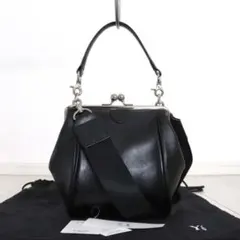 ミ*ク様 【323】Y's がま口 レザー 2WAYショルダーバッグ ヨウジヤマ