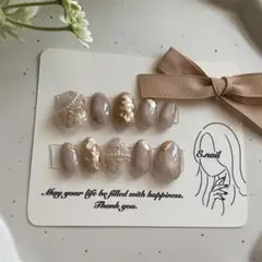 【10/5まで出品ˊ˗最終値下げ】 ニュアンス ガーリー ミラー ネイルチップ