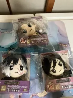 フリューくじ刀剣乱舞　E賞ぬいぐるみまめマスコット 3点セット