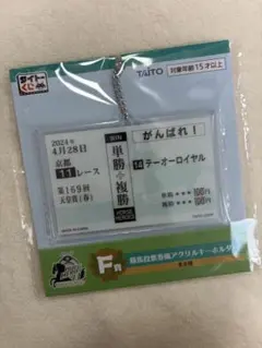 タイトーくじ 勝馬投票券風アクリルキーホルダー テーオーロイヤルのサムネイル
