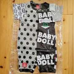 BABYDOLL ドット柄ロンパース 80cm