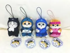 モフサンド　忍者にゃん　マスコット 全4種セット　タグ付き(6/7まで掲載)のサムネイル
