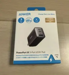 Anker PowerPort Ill 3-Port 65W Pod 新品未使用