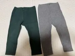 ユニクロ　リブレギンス　90 2枚