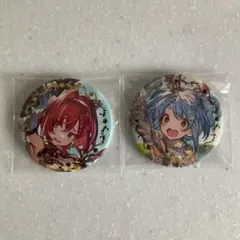 ホロライブ　ホロライブファンタジー　缶バッジ　宝鐘マリン　兎田ぺこら