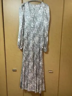 花柄ロングワンピース 長袖【SNIDEL】