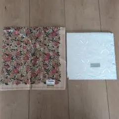 【新品未使用】renoma 花柄 レース　ハンカチ 大判ハンカチ　セット