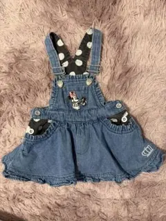 BABY DOLL★ミニィーデニムジャンパースカート★サロペット90