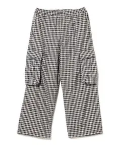 BEAMS チェックイージーカーゴパンツ