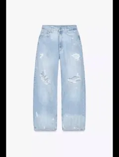 ZARA JEANS TRF BAGGY RIPPED ミッドライズのサムネイル