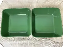 【新品未使用】イッタラ ティーマ スクエアプレート 12×12cm ハンター2枚のサムネイル