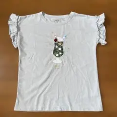 再お値下げ❗️GLOBAL WORK フリル袖 Tシャツ 140のサムネイル