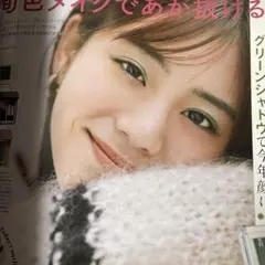 貴島明日香　切り抜き　non-no 2020年12月