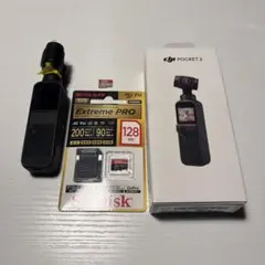 dji osmo pocket 2本体 + SanDisk 128GB 2枚のサムネイル