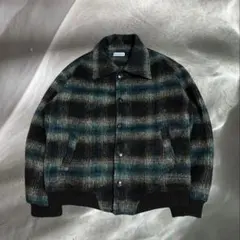 極美品 22年製 シャギー オンブレチェック JK キルティング