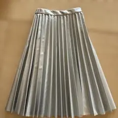 シルバー プリーツスカート サイズ128