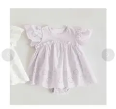 branshes ロンパース　ラベンダー