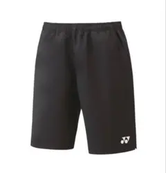 YONEX 　ユニバドミントンパンツ 　15150ハーフパンツ　 ブラック　Ｌのサムネイル