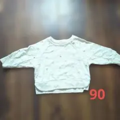 Cottodi エッフェル塔刺繍 トレーナー　コトリ