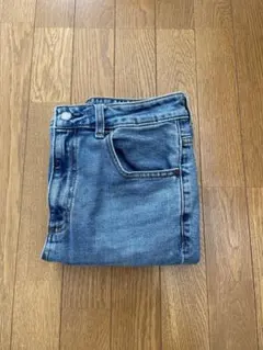 ライトブルーフレアデニムGU