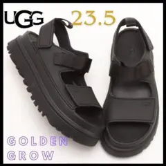 完売モデル【UGG】厚底サンダル 23.5 新品 ブラック